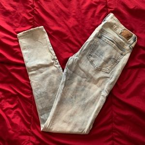 American eagle acid wash jean jeggings